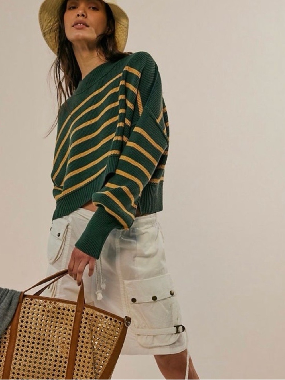 Free People Easy Street Crop Sweater